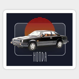 Honda Prelude  Retro Classic Car Lover Design Magnet